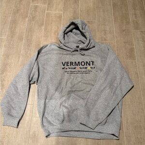 Gildan Vermont Gray Hoodie